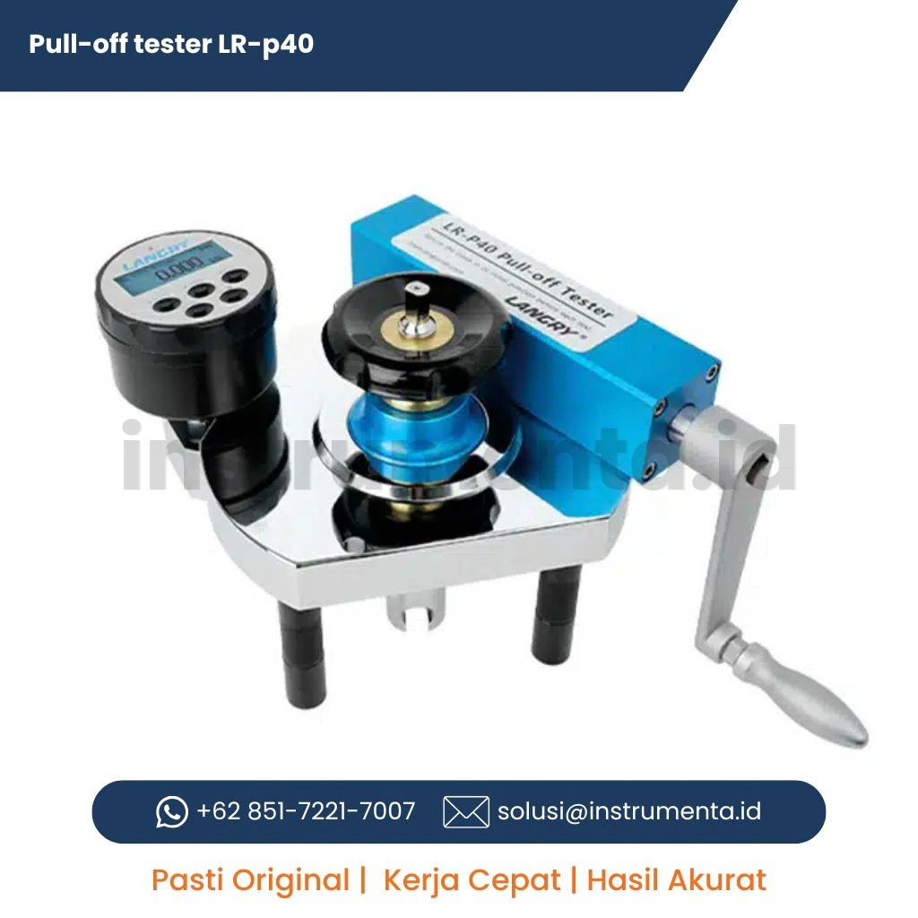 Ready Stock Pull-off Tester LANGRY LR-P40 Alat Uji Adhesion dan Bond Strength Coating